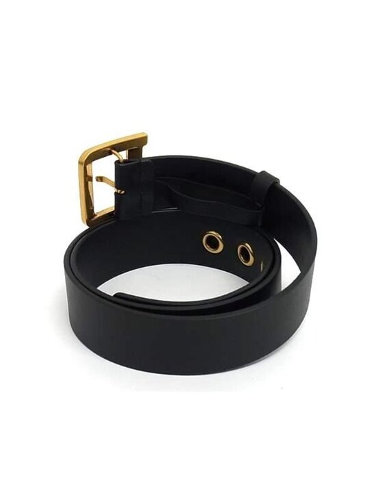 Dior Quake Leather Gold Belt Black main image 5